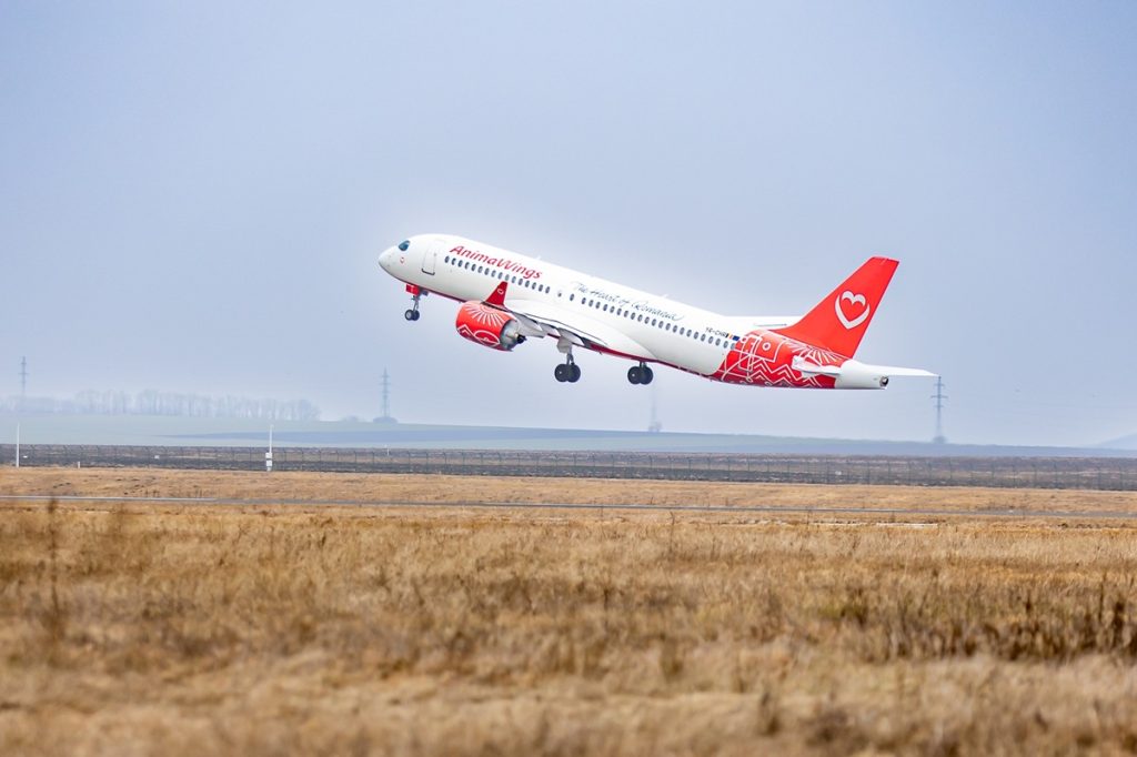  Cinci rute aeriene noi din Timişoara, cu AnimaWings, din 2026