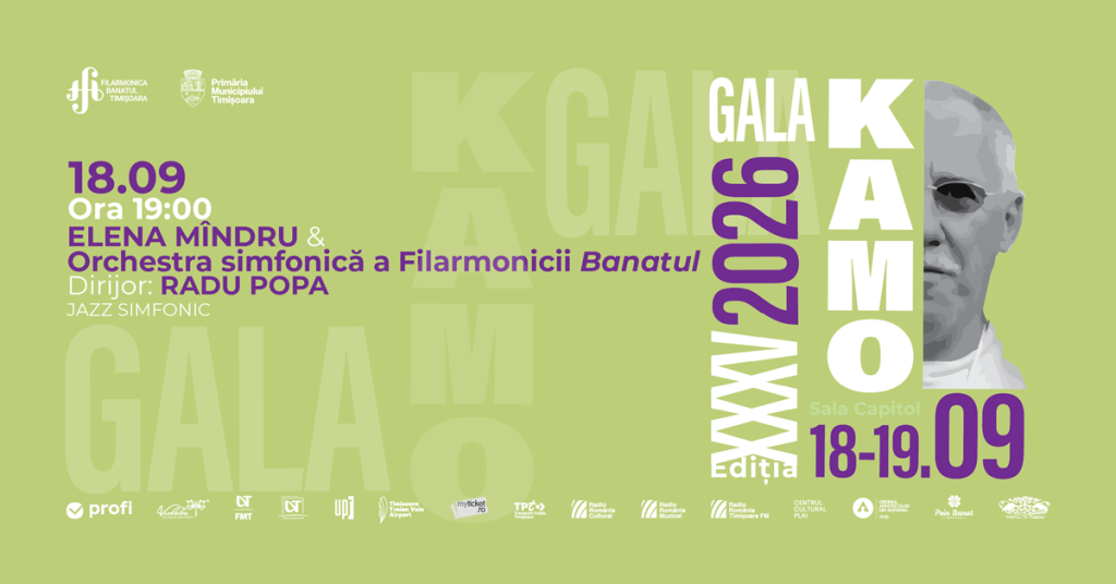 Gala Kamo 2026. Două zile de muzică și 35 de ani de istorie