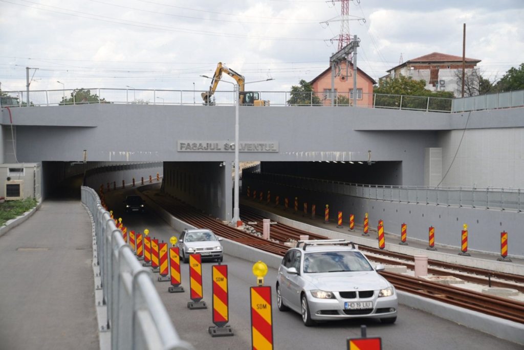 Începe integrarea liniilor de tramvai la Pasajul Solventul